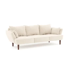 Sofás Y Sillones|Estilo Étnico>Sofá Bruges 3 Plazas Beige 225x99x82Cm