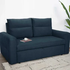 Sofás Y Sillones>Sofá cama BAKU azul 3 plazas