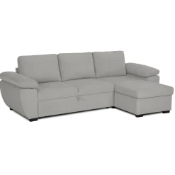 Sofás Y Sillones>Sofá cama DRESDEN con arcón y chaise longue beige