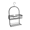 Accesorios De Baño>Soporte De Ducha Negro Con Gancho