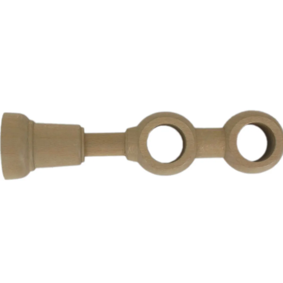 Varillas Y Accesorios>Soporte Doble D28 Color Madera