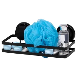 Accesorios De Baño>Soporte Metálico Rectangular C/Ventosas