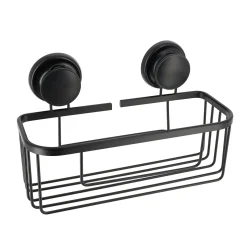 Accesorios De Baño>Soporte Negro Rectangular