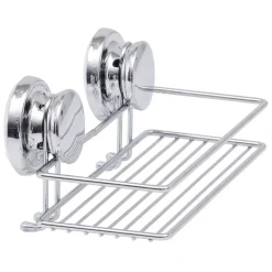 Accesorios De Baño>Soporte/Estante C/Ventosas Cromado