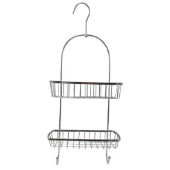 Accesorios De Baño>Soporte/Estante Ducha De Metal Cromado