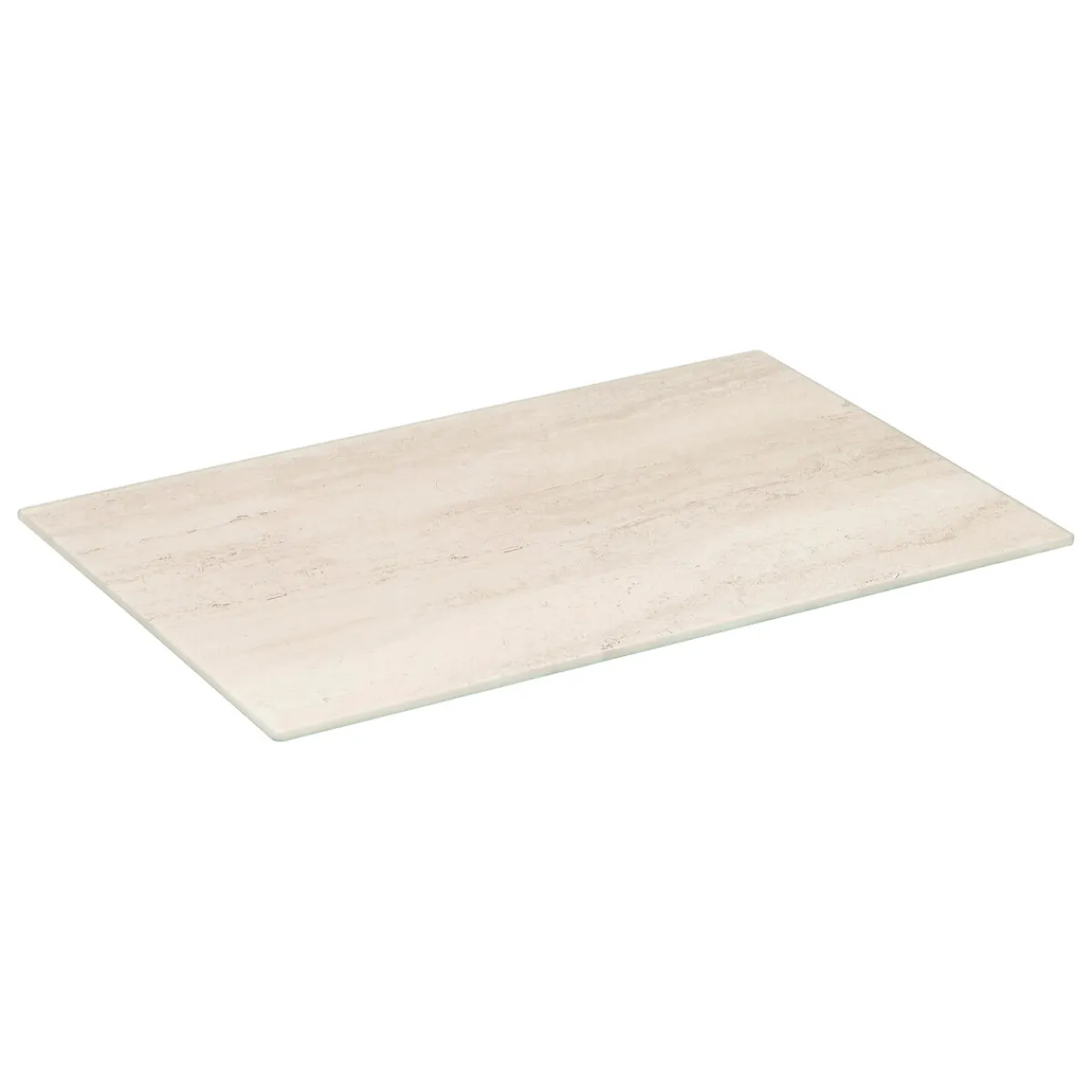 5five Placas Calefactoras Y Tablas De Cortar>Tabla de cortar beige de vidrio templado 30x20cm