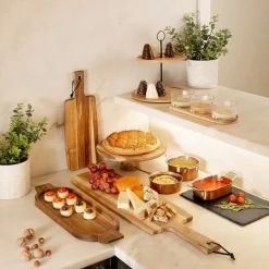 Degustación>Tabla de presentación de acacia 15x40cm