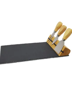 secret d'gourmet Degustación>Tabla de quesos c/3 cuchillos 16x32cm