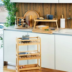 secret d'gourmet Degustación>Tabla Giratoria De Bambú 35Cm