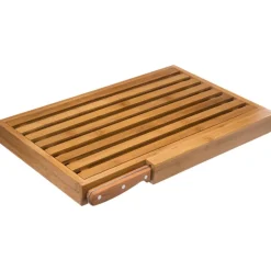 5five Placas Calefactoras Y Tablas De Cortar>Tabla P/Cortar Pan + Cuchillo 44x27x3.5