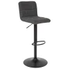 atmosphera Sillas, Sillones Y Bancos>Taburete de bar DELEK ajustable gris