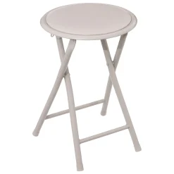 Sillas, Sillones Y Bancos>Taburete plegable beige