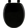 5five Accesorios De Baño>Tapa De Inodoro De Madera Luxe Negra