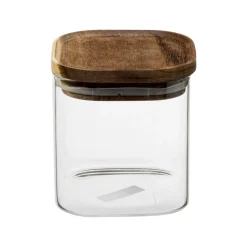 5five Cajas Y Frascos>Tarro De Vidrio C/Tapa Acacia 0.6L