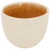 atmosphera Tazas Y Tazones>Taza de café WONJA ocre de porcelana 10cl