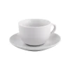 Tazas Y Tazones>Taza De Té Con Plato Blanca 220Cc