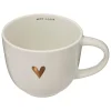 Tazas Y Tazones>Taza THE FLORAL blanca 48cl