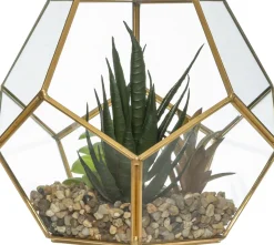 atmosphera Plantas Y Flores Artificiales>Terrario C/Flores Artif.16x14Cm