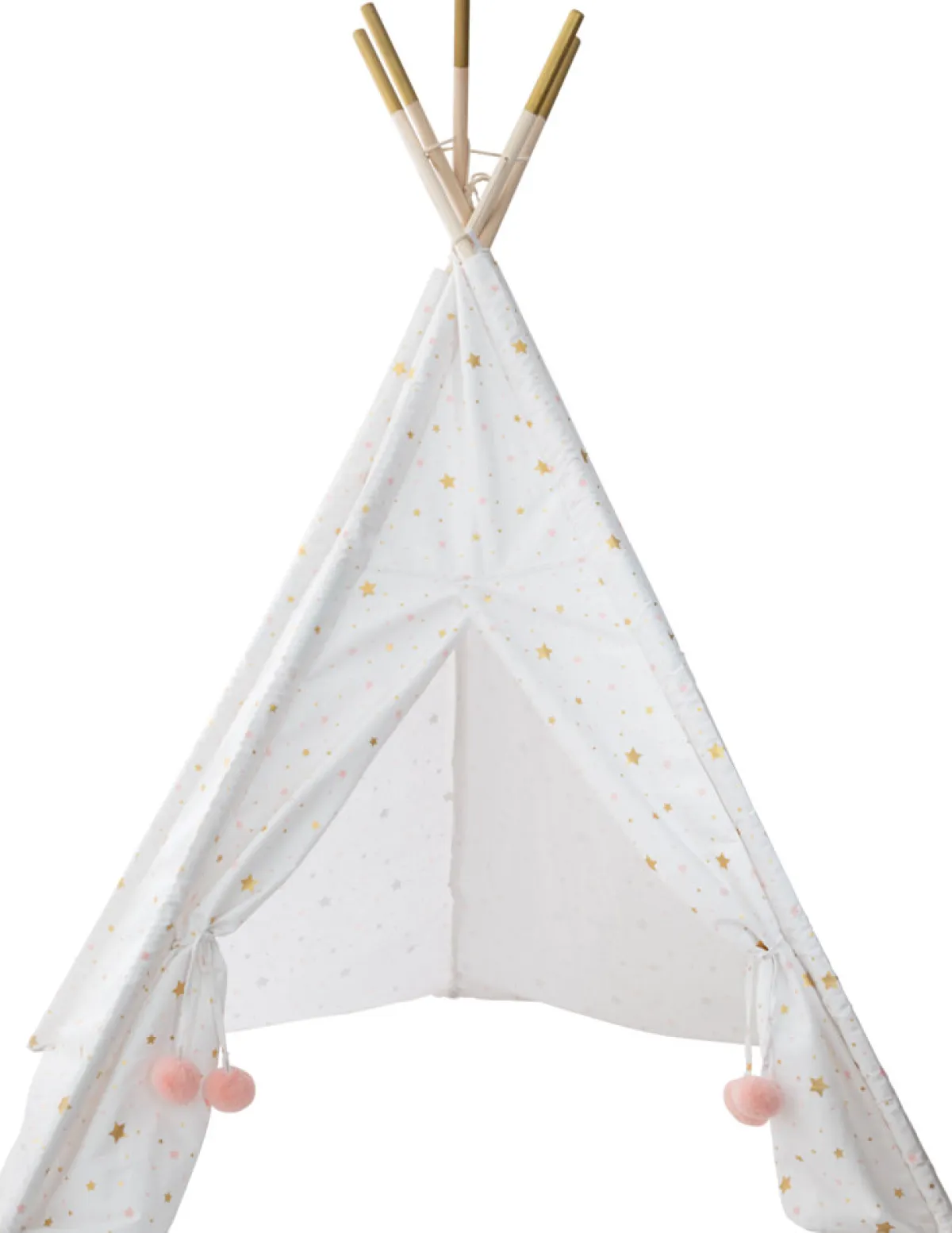 Niños atmosphera4kids Mobiliario>Tienda Tipi Dorada Y Blanca 160Cm
