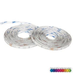atmosphera Lámparas Y Alargadores>Tira de luz LED multicolor mando a distancia 10M