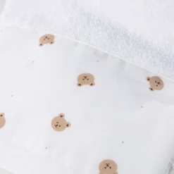 Niños Téxtil>Toalla de algodón blanca 50x90cm