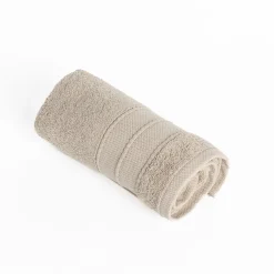 Toallas De Baño>Toalla de mano ESSENZA marrón claro 50x90cm