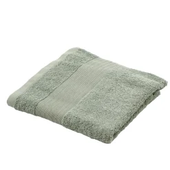 atmosphera Toallas De Baño>Toalla de manos verde TIMELESS 50x100cm