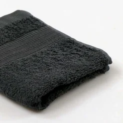 atmosphera Toallas De Baño>Toalla gris oscuro TIMELESS 30x50Cm