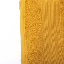 atmosphera Toallas De Baño>Toalla sábana amarilla TIMELESS 100x150cm