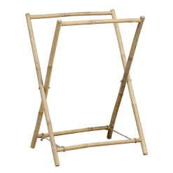 Toalleros>Toallero de bambú con 2 barras