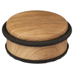 5five Auxiliares De Limpieza>Tope De Puerta De Metal Y Madera 10X4.5