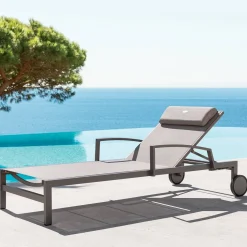 hespéride Tumbonas>Tumbona OCALA noisette y tonka