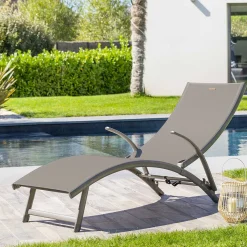 hespéride Tumbonas>Tumbona SAMBA noisette y praline