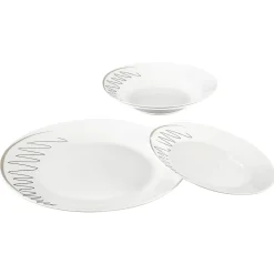 secret d'gourmet Platos>Vajilla 18 Pzas Diseño Esquisse