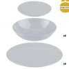secret d'gourmet Platos>Vajilla 18 Pzas Redonda Colorama
