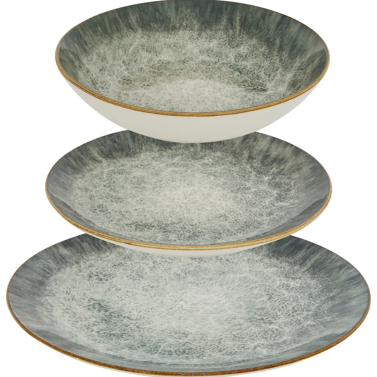 5five Platos>Vajilla de 12 piezas JULIETTE verde