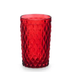 Copas>Vaso De Agua Diamante Rojo 37cl