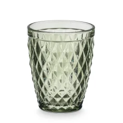 Copas>Vaso De Agua Diamante Verde 25cl