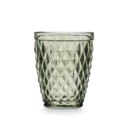 Copas>Vaso De Agua Diamante Verde 25cl