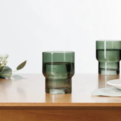 atmosphera Copas>Vaso de agua ELLA verde 30cl