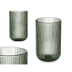 Copas>Vaso De Agua Rayas Verde 43Cl