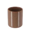 Accesorios De Lavabo>Vaso de cerámica gris pardo
