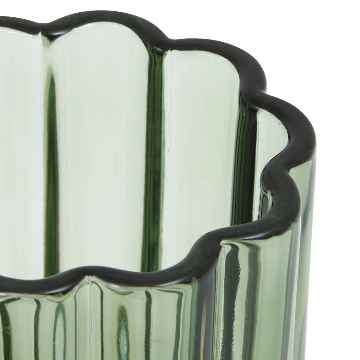 5five Accesorios De Lavabo>Vaso de lavabo FLOREA verde de vidrio