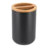 Accesorios De Lavabo>Vaso Porta Cepillos De Bambú Natural
