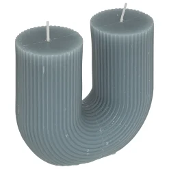 atmosphera Velas>Vela Azul Forma De U