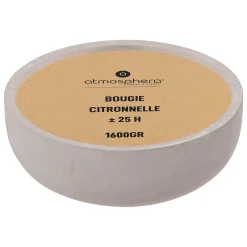 Velas>Vela Citronela 1600G En vaso De Cemento