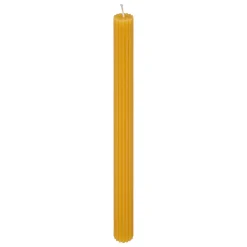 atmosphera Velas>Vela Demi De Rayas Mostaza 26cm