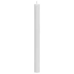 atmosphera Velas>Vela Demi De Rayas Blanca 26cm