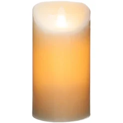 atmosphera Velas>Vela Led Blanca 10x20Cm