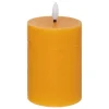 atmosphera Velas>Vela Led Cilíndrica Amarilla 12.5cm
